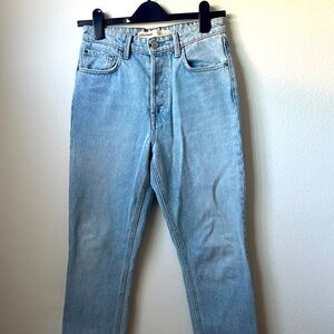 Grlfrnd jeans, Karolina High Rise Straight Crop, size 25